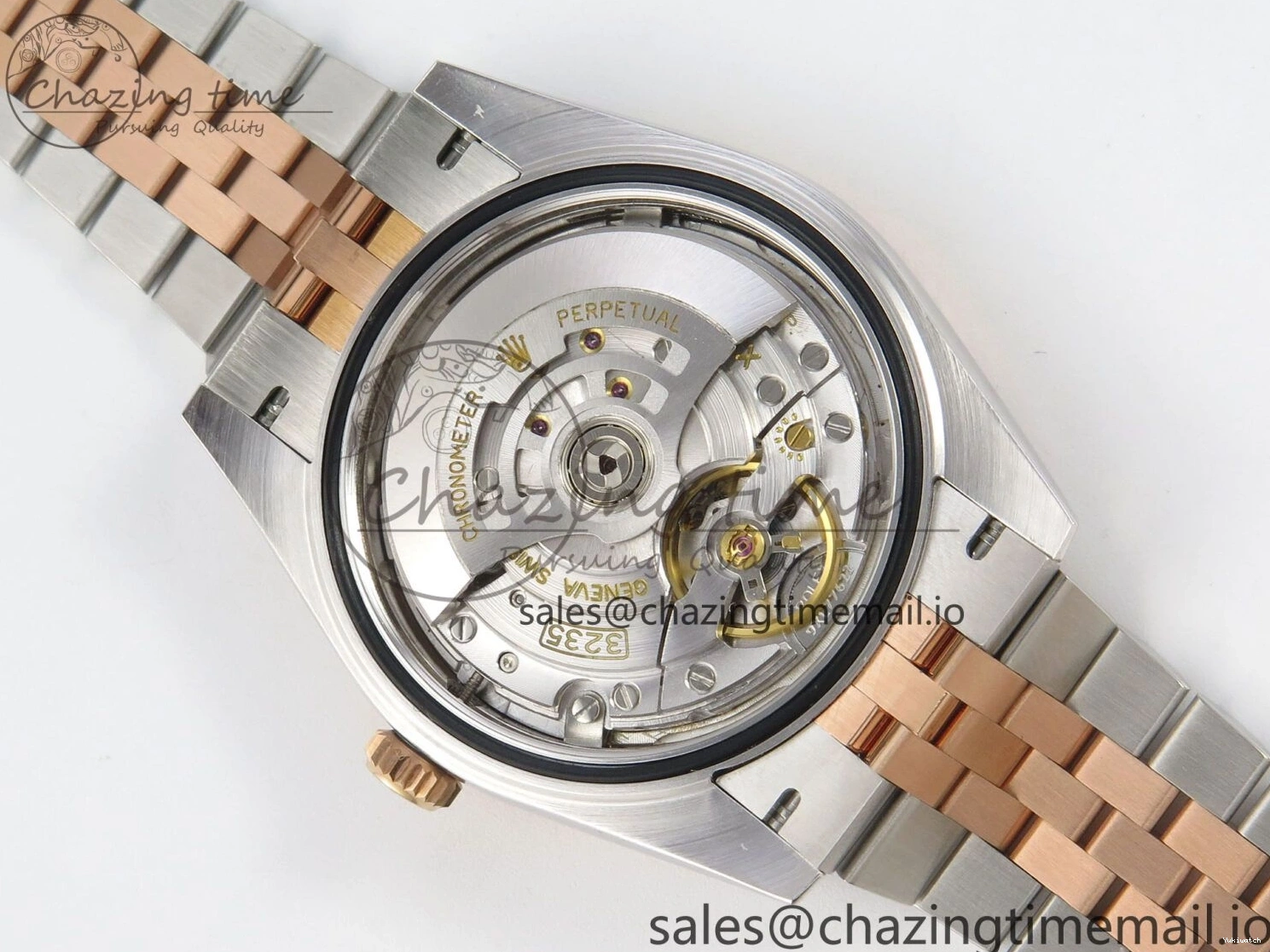 (Weighted) ARF Jubilee RG Best SH3235 SS 126331 Edition 1:1 Dial 41 RG Diaomonds DateJust on Bracelet 0522